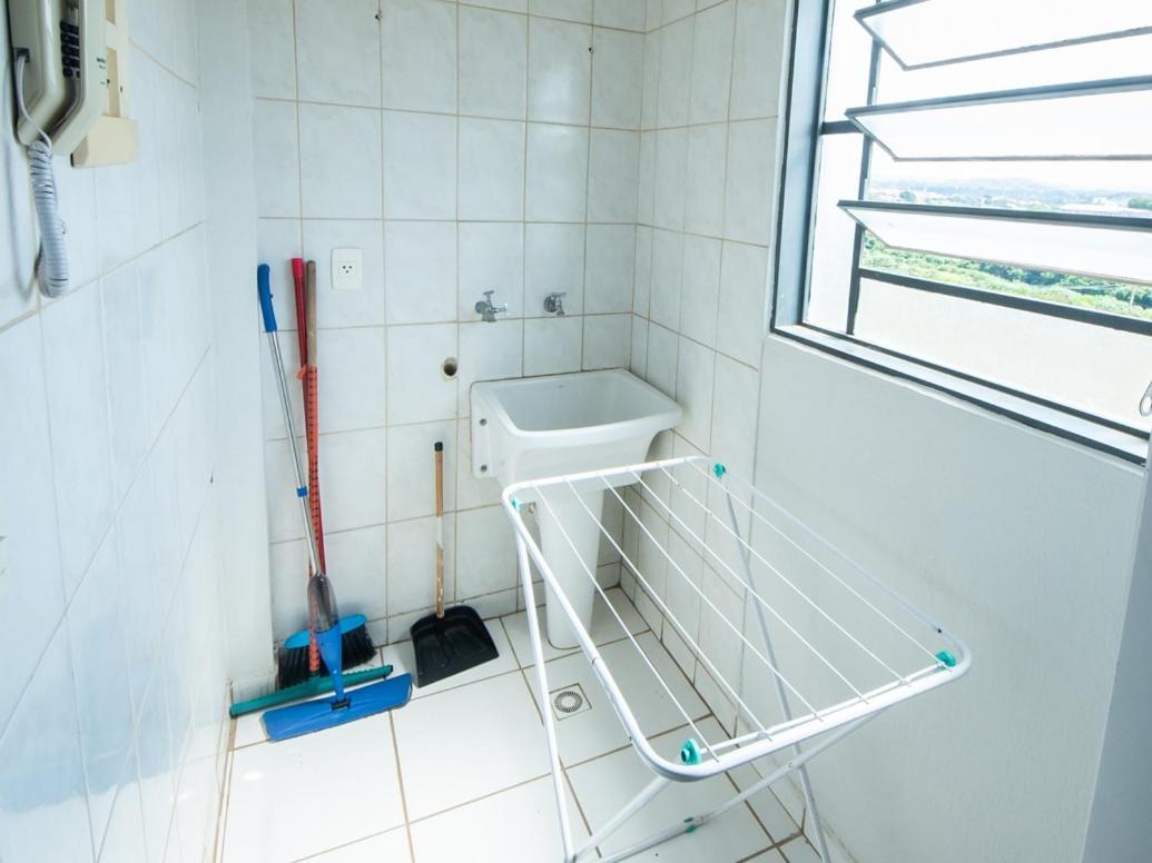 Apto Com Estacionamento, Piscina E Churrasqueira Bragança Paulista Dış mekan fotoğraf